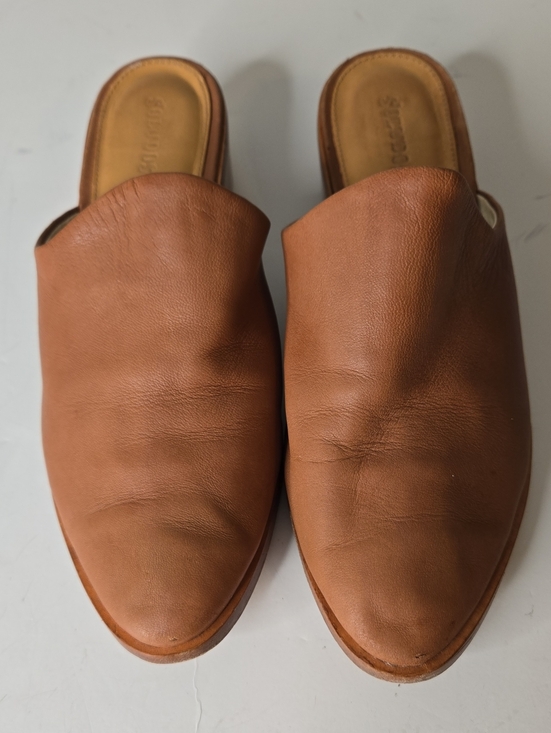 Soludos Shoes - Soludos Brown Leather Mule Shoes Size 9